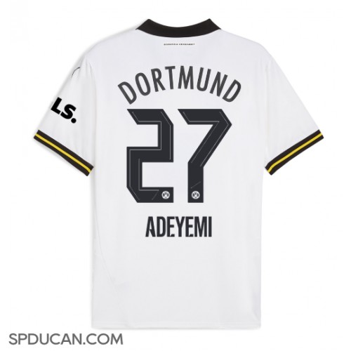 Muški Nogometni Dres Borussia Dortmund Karim Adeyemi #27 Rezervni 2024-25 Kratak Rukav